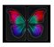 2 Couvre-plaques Universel - Papillon Nocturne