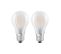Lot De 2 Ampoules LED E27 Standard Dépolie 8 W Équivalent A 75 W Blanc Froid
