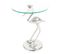 Table D'appoint Design "animality Oiseau" 58cm Argent