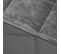 Couverture Pondérée.couverture Lestée Anti-stress En Microfibre Pour Adulte.9kg.150x200cm.gris