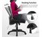Chaise De Bureau Avec Accoudoir En Maille,chaise D'ordinateur Pivotantestructure En Métal+nylon gris