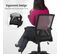 Chaise De Bureau Avec Accoudoir En Maille,chaise D'ordinateur Pivotantestructure En Métal+nylon gris