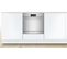 Lave-vaisselle intégrable compact 60 cm 7 couverts 47db Avec Bandeau Inox - Sce52m75eu