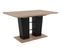 Table extensible L.140 à 180 cm LEXIE imitation chêne et noir