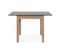 Table avec allonge 80/120 DORA Imitation chêne /gris
