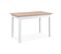 Table avec allonge 120/160 cm DORA Imitation chêne et blanc