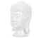 Figurine Décorative Blanche Buddha