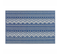Tapis Extérieur Au Motif Zigzag Bleu 120 X 180 Cm Nagpur