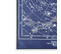 Tableau Décoratif Avec Motif Carte Stellaire 63 X 93 Cm Bleu Traversa