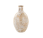 Terre Cuite Vase Décoratif 39 Beige Blanc Cyrena