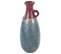 Terre Cuite Vase Décoratif 50 Bleu Marron Velia