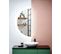 Miroir Mural Demi Rond Argenté à LED 50 X 100 Cm Loue