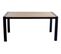 Table L.160/240 +  allonges CAMDEN Chêne sonoma/noir