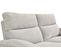 Canapé 3 places 2 relax électriques ORION tissu gris beige