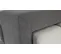 Canapé d'angle gauche convertible avec coffre EVERY tissu gris foncé et gris clair