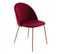 Chaise SALOME velours figue