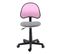 Chaise dactylo TINK 2 Gris et rose