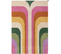 Tapis De Salon Moderne Style Rétro Tippy En Polyester - Multicolore - 200x290 Cm