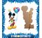 Figurine En Carton  Mickey Anniversaire Disney H 115 Cm