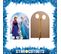 Figurine En Carton Passe Tête Anna Et Elsa Et Olaf Reine Des Neiges Disney -haut 123 Cm