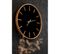 Horloge Murale Design "creva" 40 cm Marron et Noir