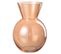 Vase Design En Verre "lucy" 23cm Orange