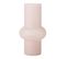 Vase Design Ligne et Boule "octave" 35cm Rose