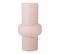 Vase Design Ligne et Boule "octave" 40cm Rose