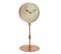Horloge Sur Pied En Métal "antique" 38cm Cuivre