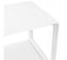 Bureau Design En Verre "abigano" 160cm Blanc