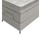 BOXSPRING lit complet relax CONTINENTAL gris 2x90x200 cm