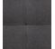 Tête de lit tissu L.180 cm FLEX ROYAL gris