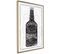 Affiche Murale Encadrée "bottle Of Tequila" 30 X 45 Cm Or