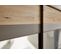Armoire 2 portes coulissantes L.225 cm PRESTIGE imitation chêne artisan