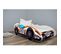 Lit Enfant Voiture Formule 1 Modèle Twist Car Orange + Matelas - 70x140 Cm