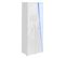 Colonne Design 2 Portes LED "edge" 200cm Blanc