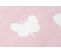 Tapis Chambre Enfant Rose Blanc Papillons Fin 120 X 170 Cm Pinky