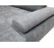 Canapé d'angle convertible méridienne gauche ARGOS tissu aston 16 gray