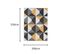 Tapis Salon Rectangle Jaune Gris Blanc Géométrique Fin Maya 200x250