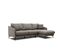 Canapé D'angle Droit Sogel 4 Places Tissu Taupe