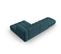 Canapé D'angle Droit Modulable "lupine", 5 Places, Turquoise, Tissu Chenille