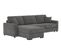 Canapé d'angle convertible pack standard NICARAGUA tissu apacha anthracite 1