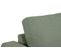 Canapé d'angle convertible méridienne réversible LAGO tissu crown vert
