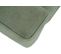 Canapé d'angle convertible méridienne réversible LAGO tissu crown vert