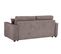 Canapé convertible 3 places pack Standard  NICARAGUA tissu Crown taupe
