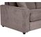 Canapé convertible 3 places pack Standard  NICARAGUA tissu Crown taupe