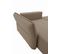 Canapé d'angle convertible JEANNE tissu portland sable