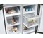 Réfrigérateur multi-portes HAIER HCR3818ENMM 467L Silver