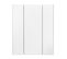 Armoire De Toilette Setone Naturelle avec Miroir 3 Portes Imitation Chêne - 60x18x71 Cm