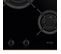 Table de cuisson mixte SMEG PM6721WLDR 4 foyers Noir
